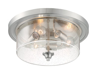 Bransel Three Light Flush Mount in Brushed Nickel