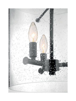Bransel Three Light Pendant in Matte Black