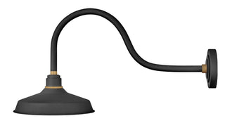 Foundry Classic Medium Wall Mount Barn Light in Textured Black