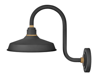 Foundry Classic Medium Wall Mount Barn Light in Textured Black