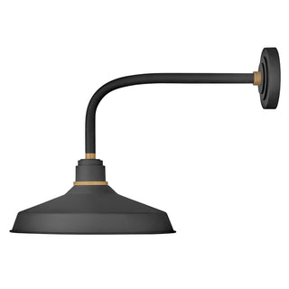 Foundry Classic Large Wall Mount Barn Light in Textured Black