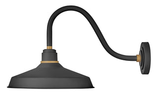 Foundry Classic Large Wall Mount Barn Light in Textured Black
