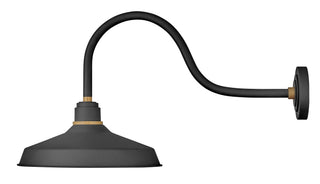 Foundry Classic Large Wall Mount Barn Light in Textured Black