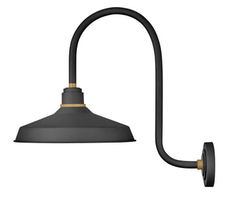Foundry Classic Large Wall Mount Barn Light in Textured Black