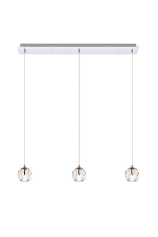 Elegant Lighting - 3505D28C - LED Pendant - Eren - Chrome