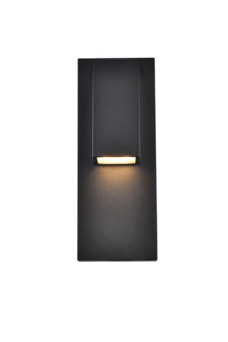 Elegant Lighting - LDOD4006BK - LED Outdoor Wall Lamp - Raine - black
