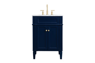 Elegant Lighting - VF12524BL - Single Bathroom Vanity - Park Avenue - blue