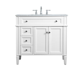 Elegant Lighting - VF12536WH - Single Bathroom Vanity - Williams - White