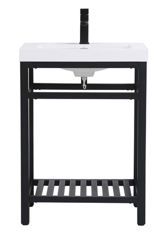 Elegant Lighting - VF14024BK - Single Bathroom Vanity - Raya - black