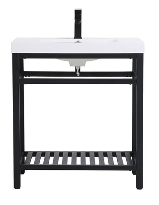 Elegant Lighting - VF14030BK - Single Bathroom Vanity - Raya - black