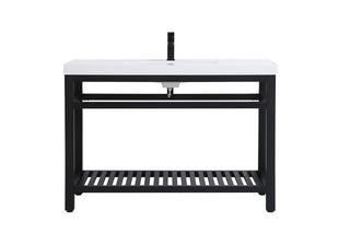 Elegant Lighting - VF14048BK - Single Bathroom Vanity - Raya - black