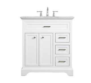 Elegant Lighting - VF15032WH - Single Bathroom Vanity - Americana - white