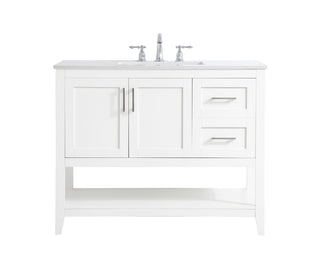 Elegant Lighting - VF16042WH - Single Bathroom Vanity - aubrey - White
