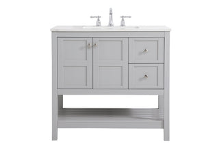 Elegant Lighting - VF16436GR - Single Bathroom Vanity - Theo - Gray