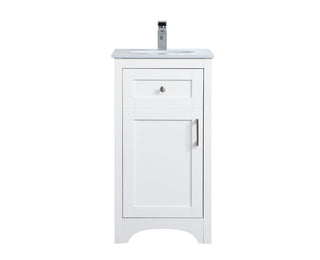 Elegant Lighting - VF17018WH - Single Bathroom Vanity - moore - White