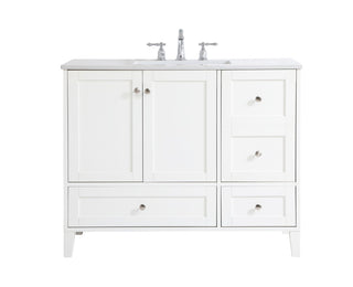 Elegant Lighting - VF18042WH - Single Bathroom Vanity - sommerville - White