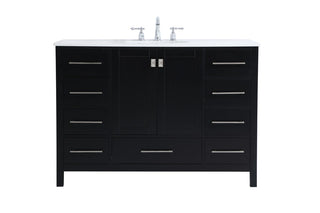 Elegant Lighting - VF18848BK - Single Bathroom Vanity - Irene - Black