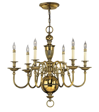 Hinkley - 4416BB - LED Chandelier - Cambridge - Burnished Brass