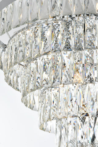 Josephine 27 inch Round Chandelier in Chrome