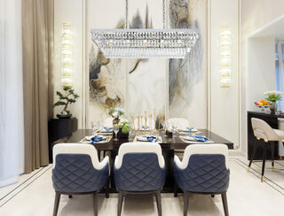 Josephine 48 inch Rectangular Chandelier in Chrome