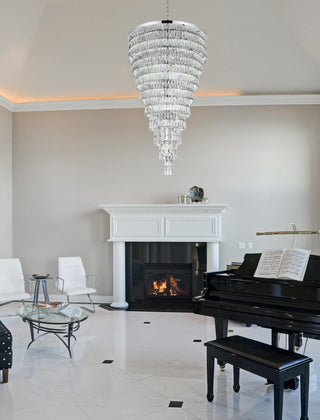 Josephine 41 inch Rectangular Chandelier in Chrome