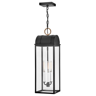 Campbell Large Hanging Lantern in Black