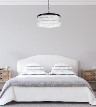 Harlow 24 inch Chandelier in Black