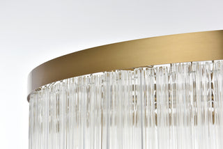 Harlow 32 inch Chandelier in Satin Gold