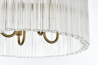 Harlow 16 inch Flush Mount in Satin Gold