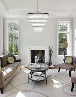Harlow 40 inch Chandelier in Black
