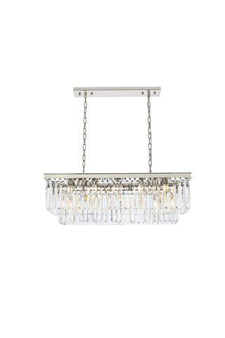 Elegant Lighting - 1232D40PN/RC - 12 Light Chandelier - Sydney - Polished nickel