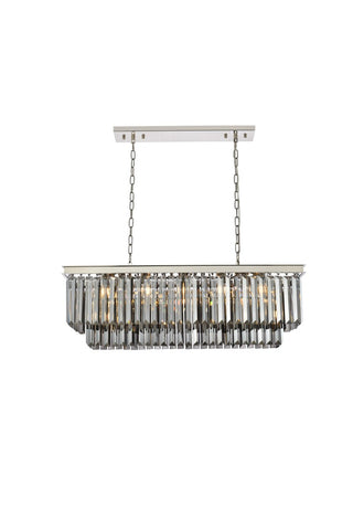 Elegant Lighting - 1232D40PN-SS/RC - 12 Light Chandelier - Sydney - Polished nickel