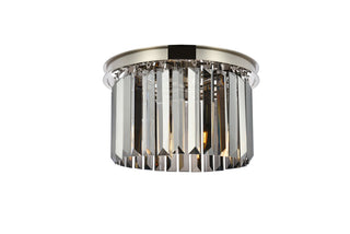 Elegant Lighting - 1238F16PN-SS/RC - Three Light Flush Mount - Sydney - Polished nickel