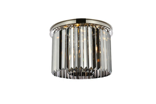 Elegant Lighting - 1238F20PN-SS/RC - Six Light Flush Mount - Sydney - Polished nickel