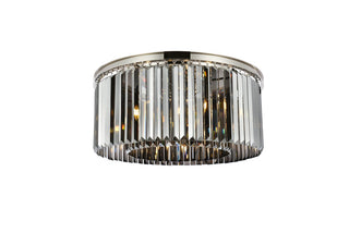 Elegant Lighting - 1238F31PN-SS/RC - Eight Light Flush Mount - Sydney - Polished nickel