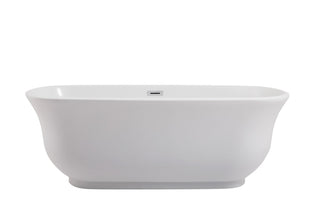 Elegant Lighting - BT10267GW - Bathtub - Coralie - glossy white