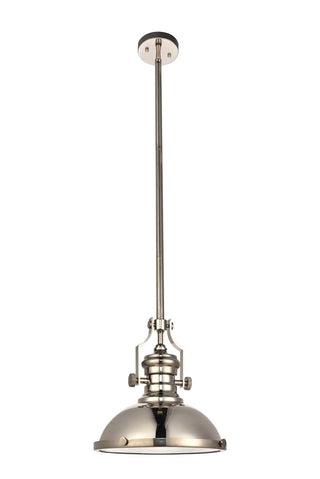 Elegant Lighting - LD5001D13PN - One Light Pendant - Eamon - POLISHED Nickel