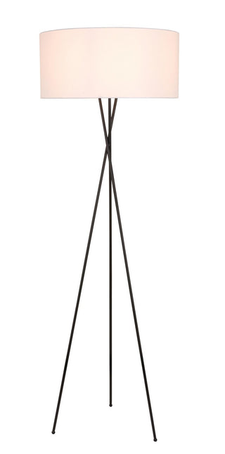 Elegant Lighting - LD6189BK - One Light Table Lamp - Cason - Black and White shade