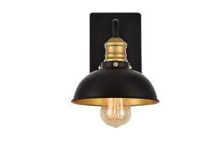 Elegant Lighting - LD8004W7BK - One Light Wall Sconce - Anders - Black and Brass