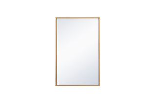 Elegant Lighting - MR41828BR - Mirror - Monet - Brass