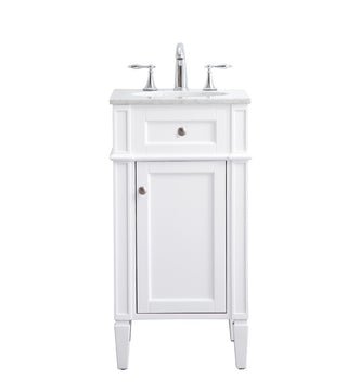 Elegant Lighting - VF12518WH - Single Bathroom Vanity Set - Park Avenue - white