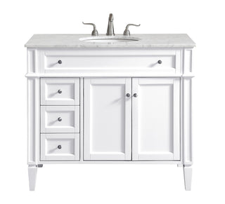 Elegant Lighting - VF12540WH - Single Bathroom Vanity Set - Park Avenue - white