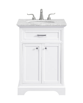Elegant Lighting - VF15024WH - Single Bathroom Vanity Set - Americana - white