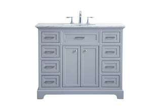 Elegant Lighting - VF15042GR - Single Bathroom Vanity Set - Americana - light grey