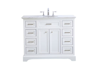 Elegant Lighting - VF15042WH - Single Bathroom Vanity Set - Americana - white