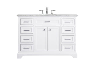 Elegant Lighting - VF15048WH - Single Bathroom Vanity Set - Americana - white