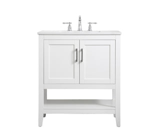 Elegant Lighting - VF16030WH - Single Bathroom Vanity - Aubrey - White