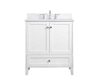 Elegant Lighting - VF18030WH-BS - Bathroom Vanity Set - Sommerville - White
