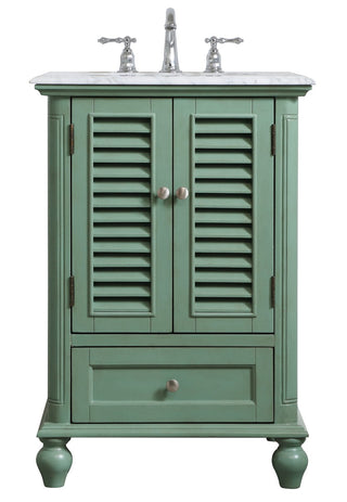 Elegant Lighting - VF30524VM - Single Bathroom Vanity - Rhodes - vintage mint