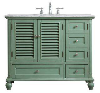 Elegant Lighting - VF30542VM - Single Bathroom Vanity - Rhodes - vintage mint